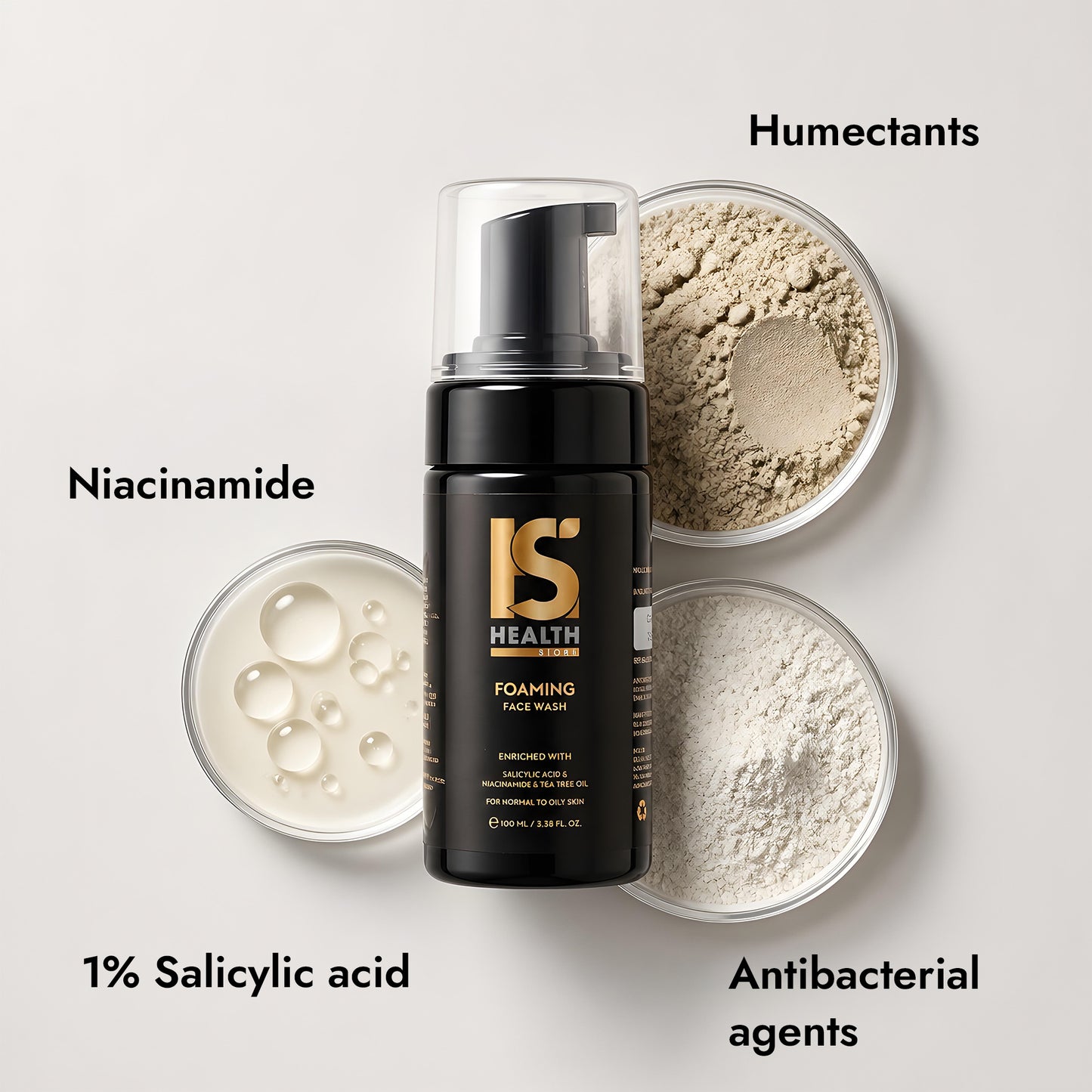 India's First Advanced Foaming Face Wash with Potent form of Salicylic Acid & ACV