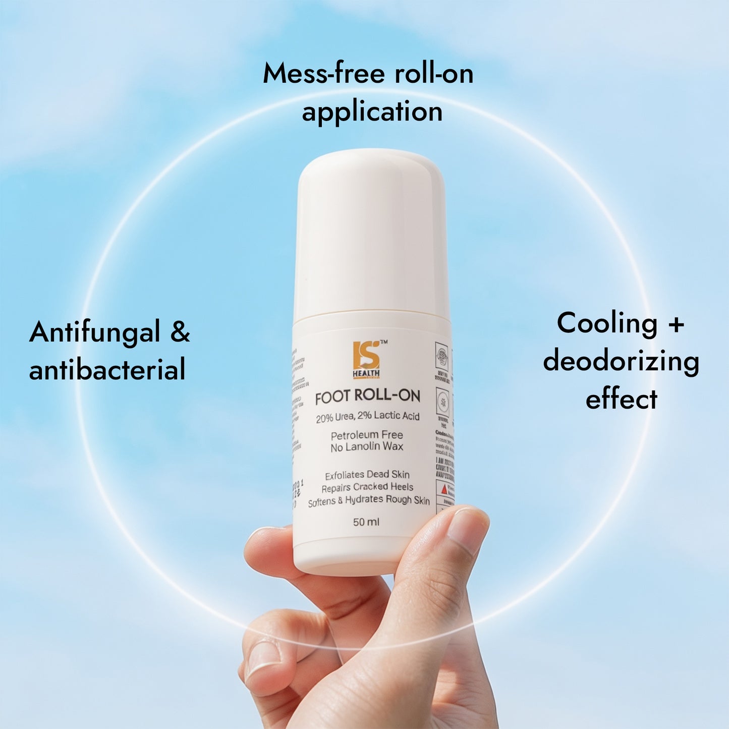 Foot Roll-On with 20% Urea & 2% Lactic Acid