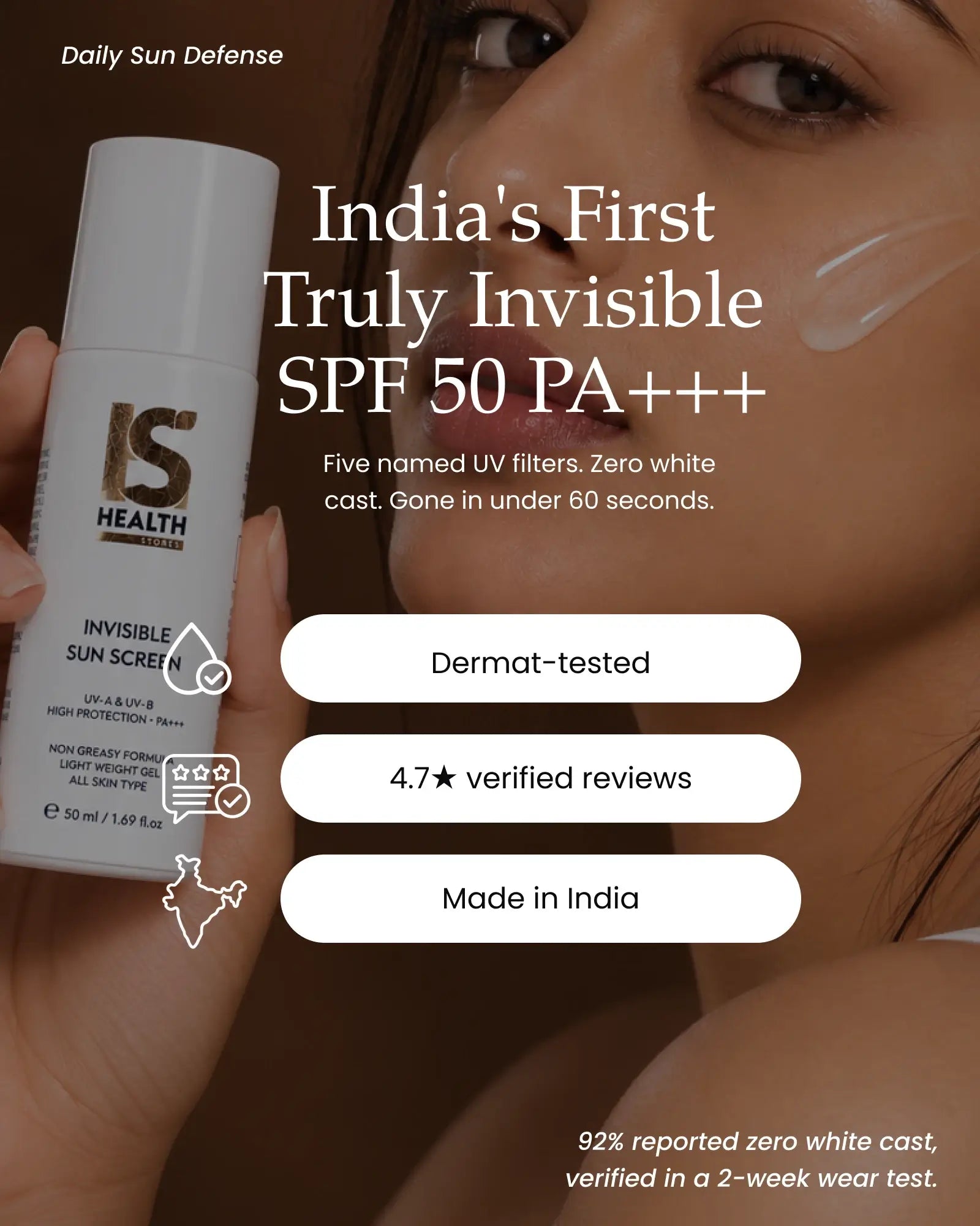 Invisible Sunscreen (UV Armor)